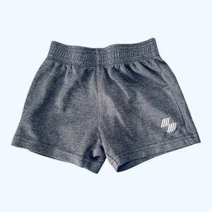Place Sport athletic shorts Boys 12-18 Mo grey pull-on logo polyester